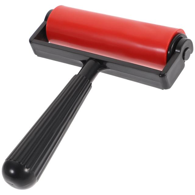 Rolo de Borracha Multifuncional de 10cm para Artesanato e Impressão