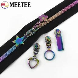 Meetee-Nylon Zipper Head Puller, Slider Puxa para Zíperes pelo Meter Bag, Cabeça Zipper, Fecho Zips Reparação Acessório de Costura, 5 10 20Pcs - Image 6