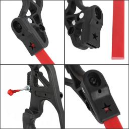 41.5 polegada tiro com arco recurvo 10-20lbs arco e setas ajustáveis para crianças adolescentes jovens iniciante tiro prática arco kit - Image 5
