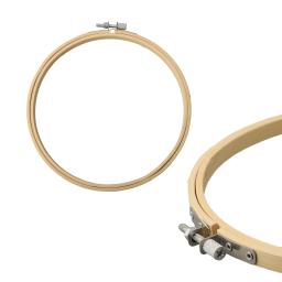 1pc ferramenta de aros de bordado 8-26cm bordado quadro de madeira círculo bordado galpão argola anel para diy ponto cruz agulha artesanato ferramenta - Image 5