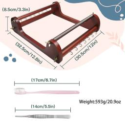 Kit De Tear De Contas De Madeira Com Fios, Kit De Tear De Tecelagem, Ferramenta De Jóias, Fazendo Acessórios Para Cintos DIY Colares Pulseiras - Image 6
