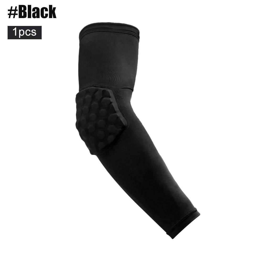 Elastic Respirável Braço Manga Almofadas para Adultos e Adolescentes, Honeycomb Elbow Support, Brace Training, Esporte Equipamento de Proteção, Basquete, Voleibol - Image 1