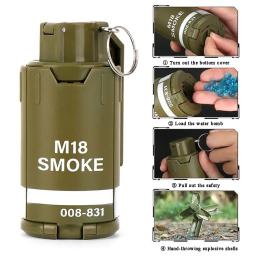 Tactical Airsoft Grenades M18, Fumaça Explosiva Water Bomb Modelo, reutilizável Water Gel Ball, Paintball Brinquedos, jogo de batalha, esporte ao ar livre - Image 6