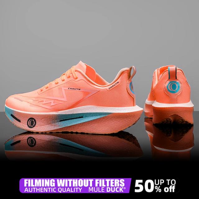 Tênis de Corrida Masculino e Feminino com Placa de Carbono - Leve e Respirável