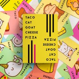 Taco gato cabra beber jogos de cartas para adultos outrageosamente diversão queijo pizza adulto festa jogo de cartas versão em inglês para casais - Image 3