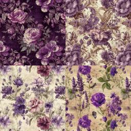Pacote de papel estampado floral Scrapbooking, Decoração DIY, fundo Handbook, Artesanato artesanal, Arte, Scrapbooking, 12 folhas - Image 3