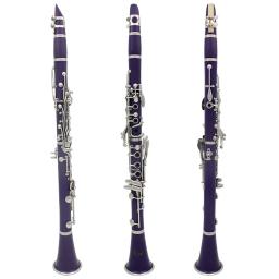 Slade clarinete 17 teclas bb b tom plano instrumento de sopro profissional clarinete baquelite com caixa peças de instrumento musical - Image 3