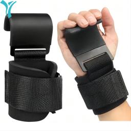 Luvas Deadlift e Almofadas, Alternativa no Ginásio de Fitness, Power Training, Levantamento de Peso, Ganchos de Pulso, Correias para Máximo Apoio Aderência - Image 1