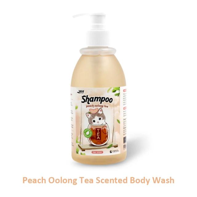 Gel de Banho Cat Anti Coceira com Shampoo para Limpeza Profunda e Remoção de Ácaros, Perfume de Chá - 280ml