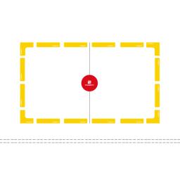 POWERTI-Multipurpose Court Marker, Linha de Marcação, Props, Seções Esporte, Mark Equipamento, Pickleball, Ténis, Basquete Court - Image 6