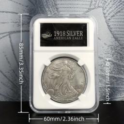Moedas Comemorativas de Prata Vintage, Deusa da Liberdade, Réplica Moeda, Good Luck Badge Display, Dólares US 1920 A, Moedas Presente - Image 3