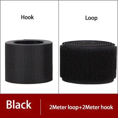 Fita Gancho e Laço Costurável 2m - Nylon Resistente para Artesanato e DIY