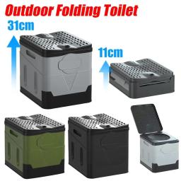 Portátil dobrável carro WC, Anti-Odor Caixa De Armazenamento, Assento de Emergência ao ar livre, Self-Driving Viagem, Camping, dobrável - Image 1
