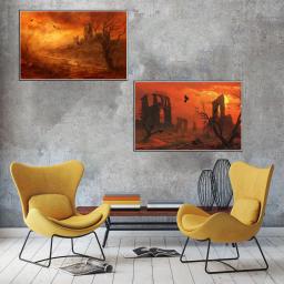 5D Kit de Pintura Diamante para Decoração de Casa, Arte Artesanal Mosaico, DIY, Corvo Escuro na Árvore Velha, Presente Perfeito - Image 3