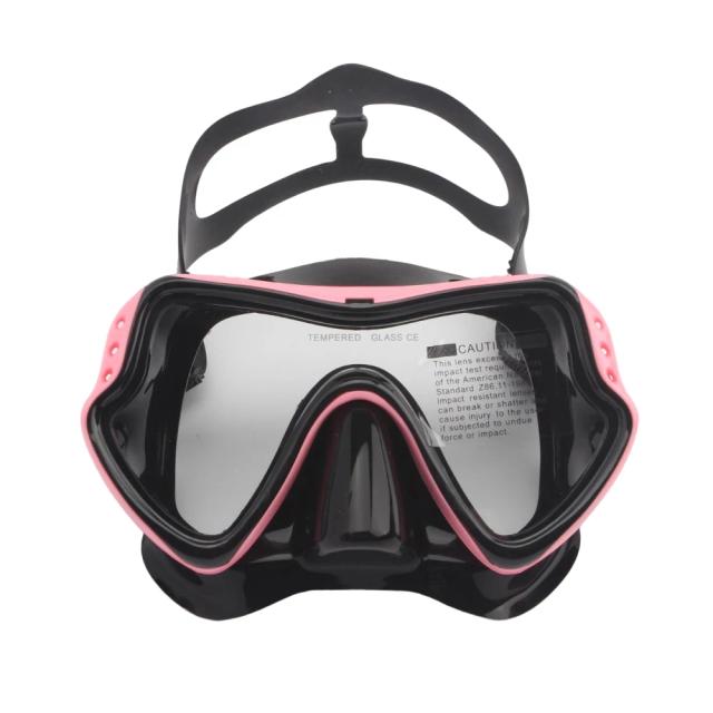 Máscara de Mergulho Panorâmica de Silicone para Adultos - Óculos de Snorkeling e Mergulho JSJM Profissional