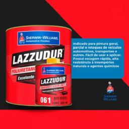 Tinta Esmalte Automotivo PU Lazzudur Branco Geada 675ml - Image 2
