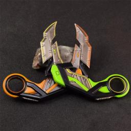 Espada Metal Samurai, Arma Valorant, Periféricos de Jogo, Coleções de Modelo, Brinquedos Artesanais, RGX 11z Pro Karambit, 17cm - Image 2