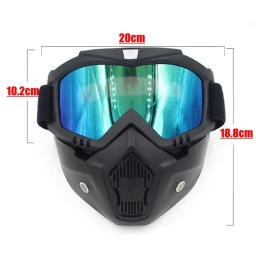 Tactical Full Face Máscara Goggles, prova UV, Windproof, Anti-Fog, Paintball Máscara, Airsoft, Tiro Segurança, Mak protetora - Image 6