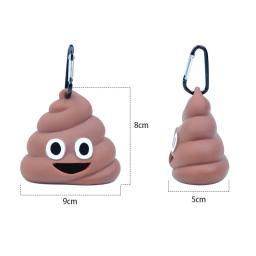 Sacos macios portáteis do cocô do animal de estimação do silicone, Dispensador do saco do lixo, Caixa de armazenamento para gatos e cães - Image 5