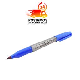 Caneta Permanente Marcador Ponta Fina Para Tecido Metal Plástico Brasfort - Image 3
