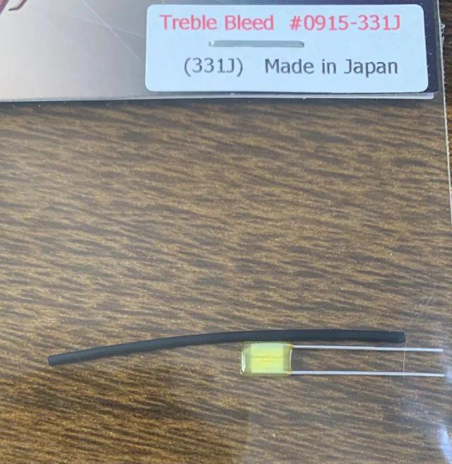 Treble Bleed Kit para Guitarras Elétricas com Capacitor de Alta Qualidade em Promoção Especial