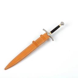 Pequena Mini Espada Curta, O Cruzado dos Cavaleiros do Templo Nasir, Espada Histórica Medieval, Artesanato Não Afiado, Presentes em Miniatura, 1:6 - Image 6
