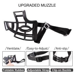 Ajustável respirável Silicone Pet Dog Focinho, Anti-morder, Mastigar, Barking Basket Muzzles, Mouse Mask, pequeno, médio, cães grandes - Image 3