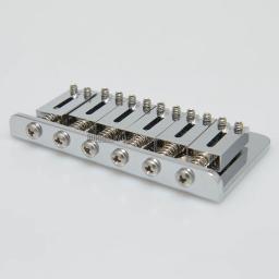 Guitarra elétrica de latão e cromo Hardtail ponte, ponte 6 sela, estilo Vintage para ST Tele - Image 3