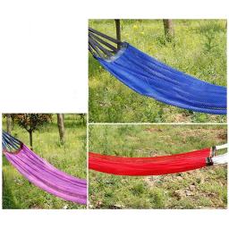 Rede dobrável portátil para viagem, jardim, terraço, varanda, rede suspensa, acampamento, sobrevivência, caça, redes de descanso - Image 6