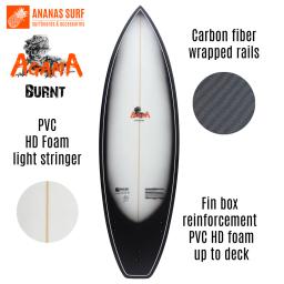 Prancha de surf Ananas Surf Agama Shortboard City Wave - Image 5