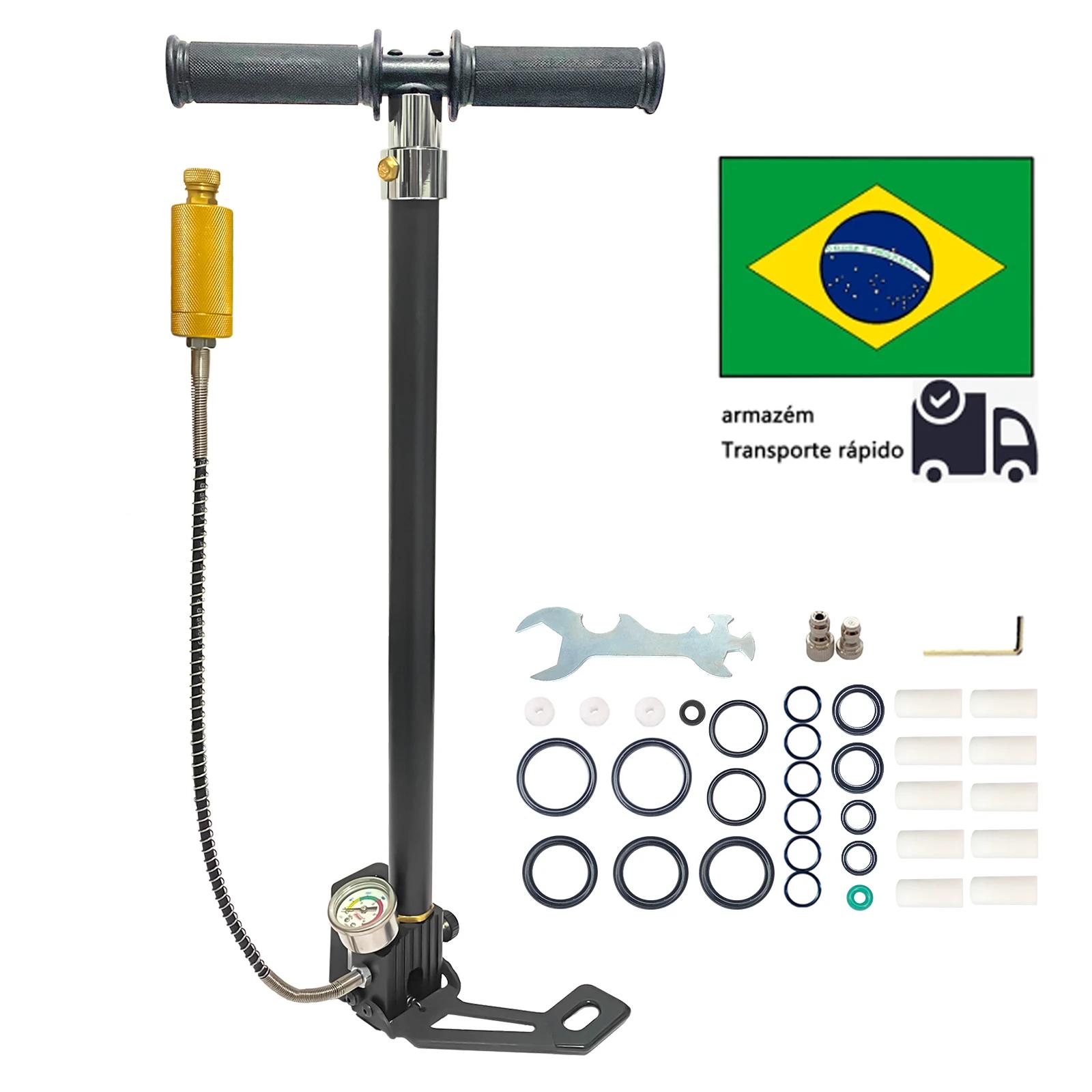 NUOGE-PCP Compressor de ar da bomba manual, alta pressão, 300Bar operado, tanque HPA, caça, carro, bicicleta, rifle de ar, 4 estágios, 30MPA, 4500Psi - Image 1