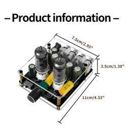 Amplificadores pré-amplificadores tubo 6K4 com conjunto placa tubo pré-amplificador engrenagens ajustáveis ​​E65C - Image 6