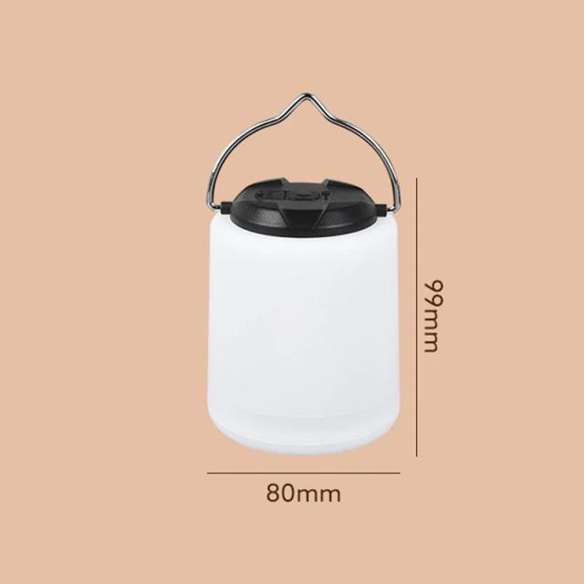 Lanterna Recarregável para Acampamento: Luz LED Impermeável para Emergências e Caminhadas