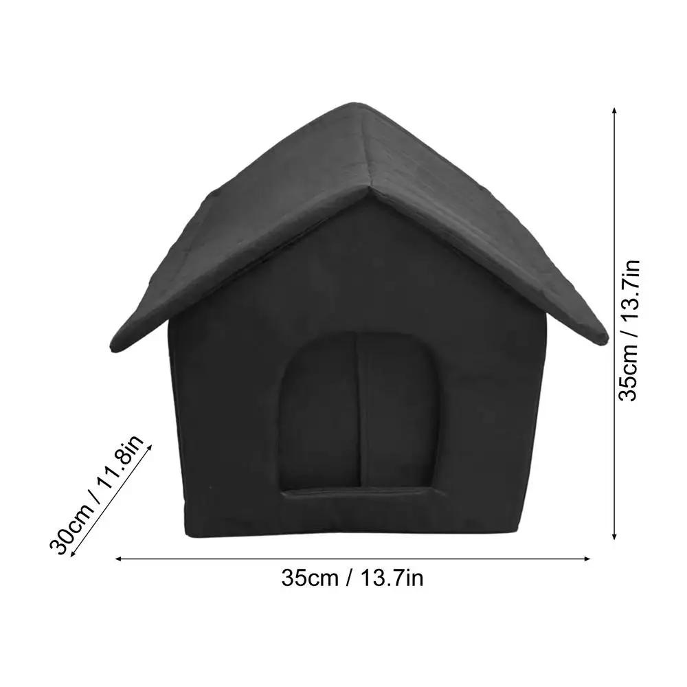 Outdoor Garden Pet House, Waterproof Cat Shelter, Cama de pano Oxford, Cama de sono profundo, Cachorro, Caverna do gatinho, Inverno - Image 1