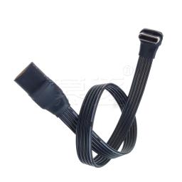 5CM-100CM Flat Elbow USB-C Tipo C Up/Down 90 ° Data Load PD Cabo Esquerda e Direita USB C cabo de dados universal para telefones Android - Image 6