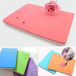 Sponge Cake Foam Pad, Flower Modelling Gum, Paste Fondant Mat, Cozimento para Sugarcraft Decoração de cor aleatória Esqueleto de resina - Image 1