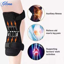 Escalada e caminhadas Knee Protection Booster, Suporte poderoso Spring Force para esportes, Reduz a dor - Image 3
