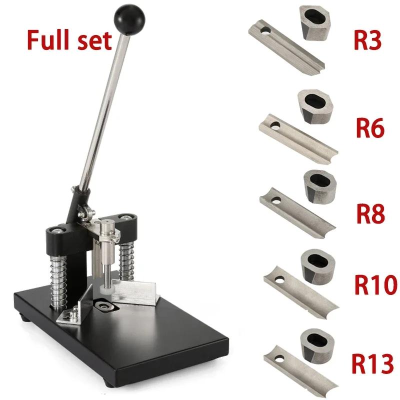 Canto morrer cortador canto rounder cortador máquina r3 r6 r8 r10 dispositivo de retenção de papel altura resistente impressão indústria de embalagem - Image 1