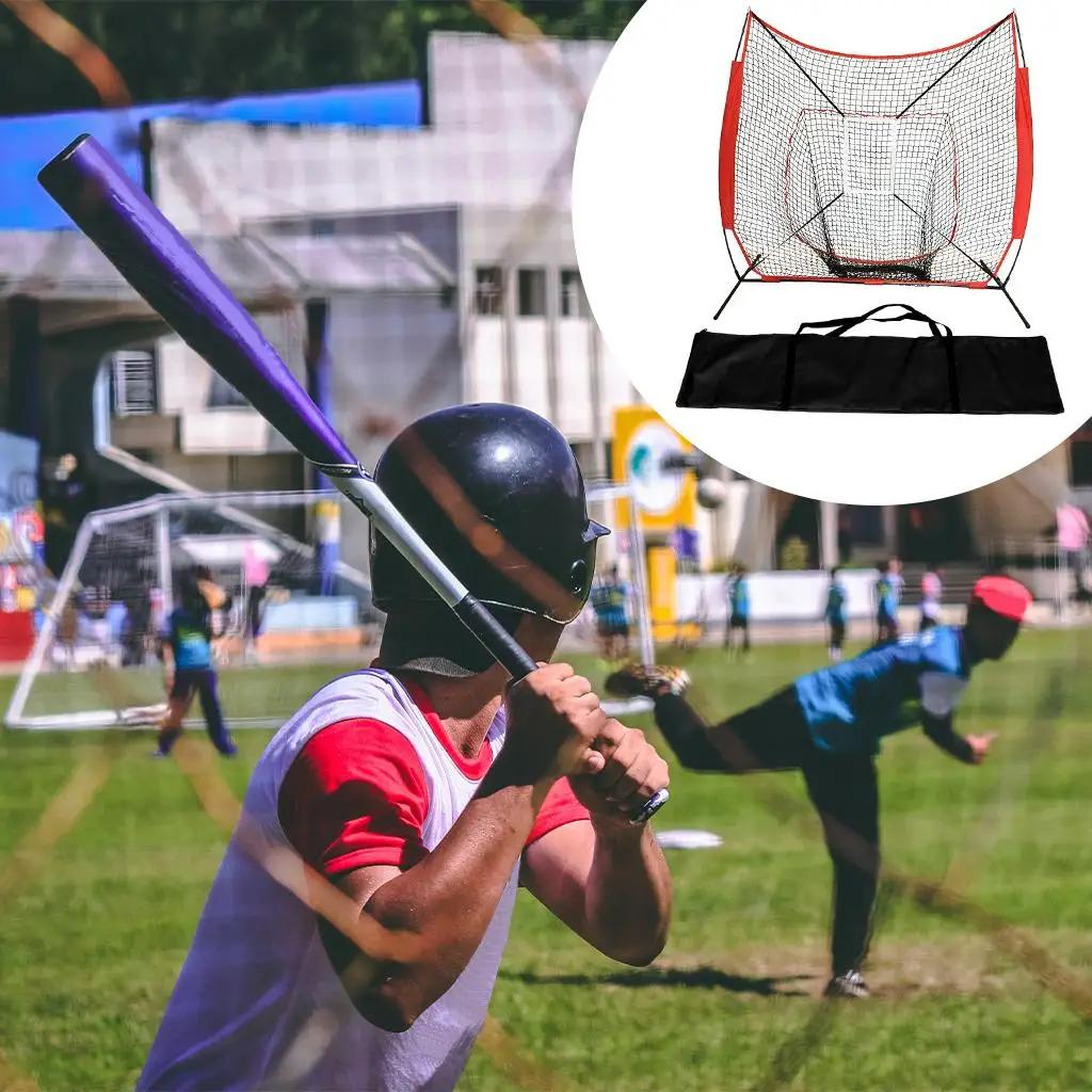 Auxílio portátil do treinamento do softball do basebol, greve, compacto, leve, pitching brocas, 7x7ft - Image 1