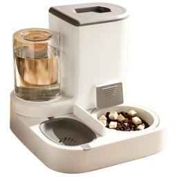 Dispensador e alimentador automático de água para cães e gatos, tigela de alimentação, Pet Supplies, 2 em 1 - Image 1