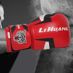 Luvas de Boxe de Couro PU para Homens e Mulheres, Artes Marciais, Equipamento de Treinamento, MMA, Kickboxing, Karatê, Muay Thai - Image 5