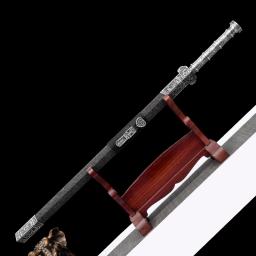 Chinês Kongfu Ruyi Jian Espada, 1060 Lâmina de Aço Carbono, Real Full Tang, Afiado, Pronto Batalha, Metal Handle, Taichi Espada, Arma Katana - Image 6