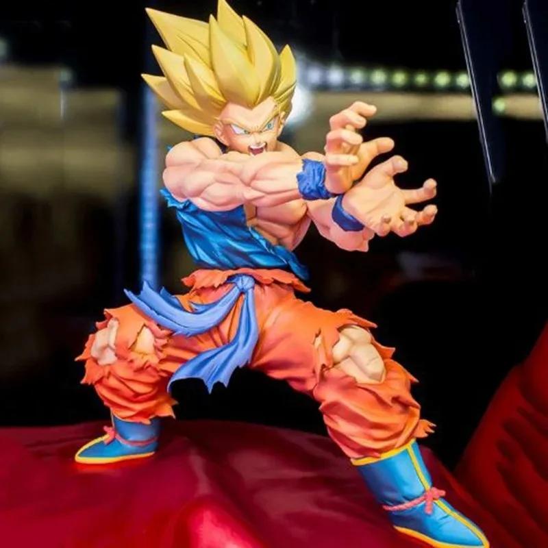 Dragon Ball Z Kamehameha Son Goku Figura Super Saiyan Kakarotto 16 CM PVC Figuras de Ação Modelo Bonecas Brinquedos para Crianças Presentes - Image 1