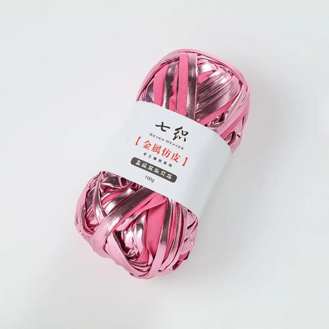 Fio Metálico para Tricô e Crochê - Ideal para Sacos, Cobertores e Almofadas, 100g com 100m