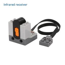 Kit de trilhos de trem, blocos de construção, funções de energia moc, peças, caixa de bateria do motor, receptor de controle remoto de velocidade infravermelha para legoeds - Image 6