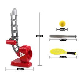 Máquina de pitching de beisebol a pilhas profissional para crianças ao ar livre atividade beisebol máquina de arremesso treinamento tênis - Image 5