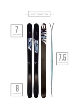 Esquis alpinos de montanha, esportes de inverno, esqui alpino, pontas duplas, esqui para adultos e crianças, esqui traseiro, equipamentos esportivos de inverno ao ar livre - Image 3