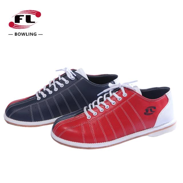 Sapatos de Boliche Profissional Couro Genuíno Unissex 34-48