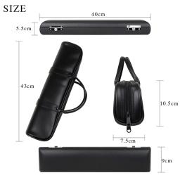 SLADE Bolsa para flauta com 16 buracos, portátil, à prova d'água, couro, capa para transporte, peças e acessórios para instrumentos musicais - Image 6