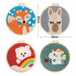 DIY Magic Pen Embroidery Set Kit Punch Needle Ferramenta de costura Vestuário de costura Remendo de tecelagem Ferramenta de tricô Acessórios de costura - Image 3
